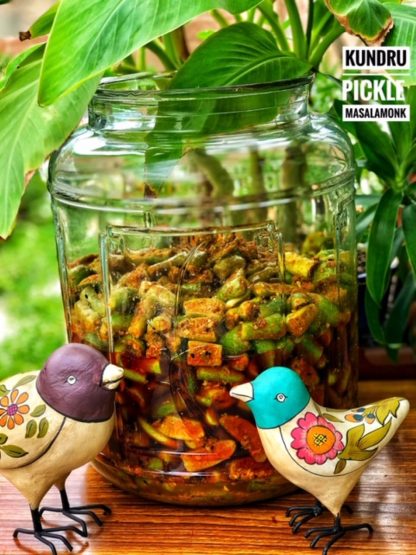 Rich in taste, colour, and texture, Tendli Pickle has a blend of finest spices