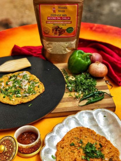 Protein Rich Moong Dal Chilla