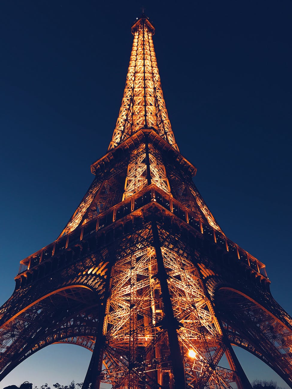 low angle photo of eiffel tower